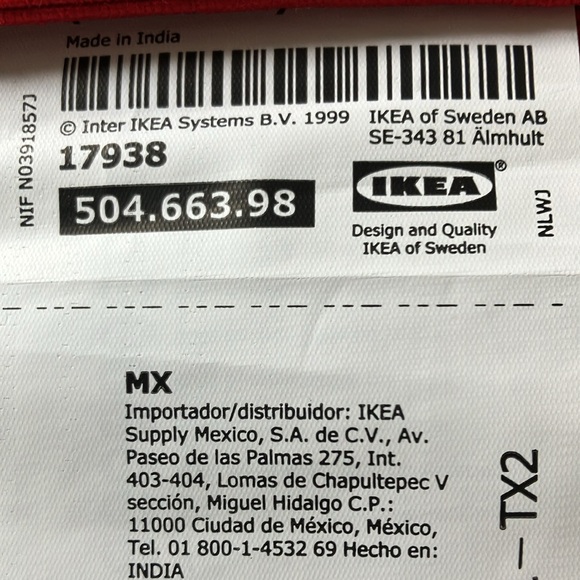 Red IKEA Placemats (set of 4) - Picture 5 of 5